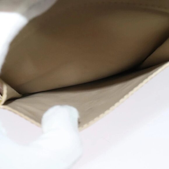 LOUIS VUITTON Monogram Vernis Motto Accessory Pouch Beige - Picture 13 of 16